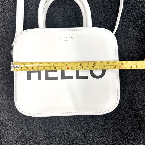 NWOT Michino Paris Pigalle Designer bag HELLO graphic - Picture 6 of 16